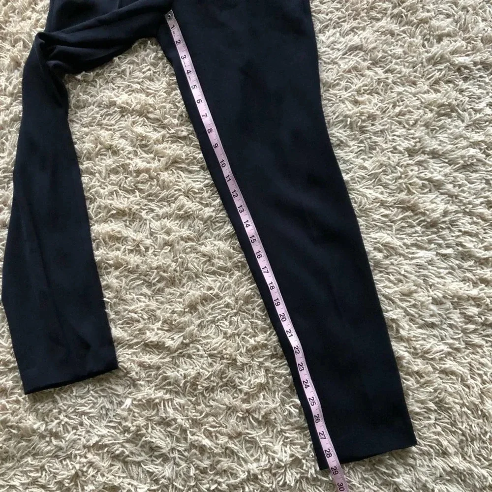Vince Easy Pull On Full Length Pants Size 2 Black 6854
